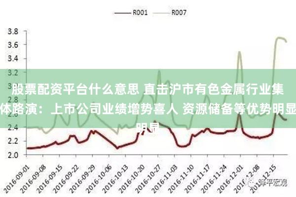 股票配资平台什么意思 直击沪市有色金属行业集体路演：上市公司业绩增势喜人 资源储备等优势明显