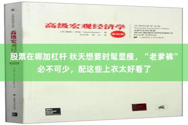 股票在哪加杠杆 秋天想要时髦显瘦，“老爹裤”必不可少，配这些上衣太好看了