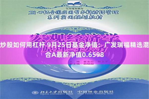 炒股如何用杠杆 9月25日基金净值：广发瑞福精选混合A最新净值0.6598